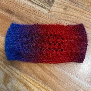Beautiful lace top headband/earwarmer- hand knit, never worn!